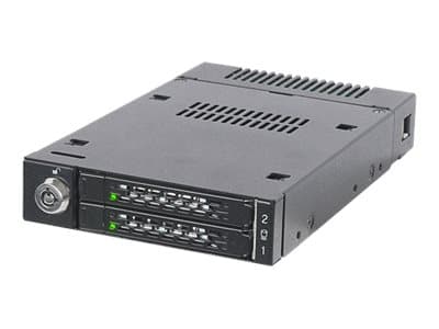 ICY Dock ToughArmor MB834M2K-B - Bevegelig lagerrack - M.2 - M.2 NVMe Card - U.2 - svart