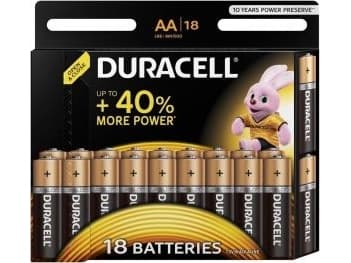 Duracell - Batteri 18 x AAA / LR03 - Alkalisk