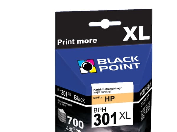 Black Point BPH301XLBK, Sort, 1 stykker