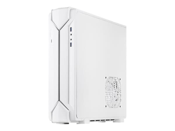 SilverStone Raven RVZ03-ARGB - Tower - mini ITX - ingen strömförsörjning (ATX / PS/2) - vit - USB/ljud Vit