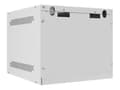 Miniatyrbilde 5 av 5: Lanberg - Rack skap - veggmonterbar - grå, RAL 7035 - 4U - 10"