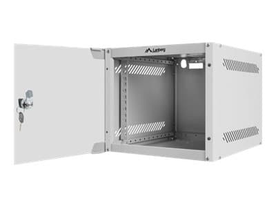 Lanberg - Rack skap - veggmonterbar - grå, RAL 7035 - 4U - 10"