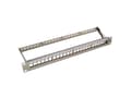 Miniatyrbilde 1 av 5: EFB patchpanel 19" 1U, 24-porter, metallfarget