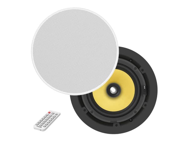 Vision CS-1900P - Högtalare - trådlös - Bluetooth - 35 Watt - 2-vägs - koaxial - vit (grillfärg - vit)