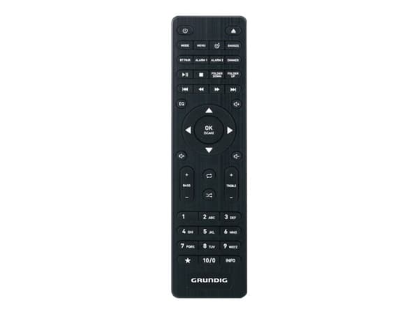 Grundig CMS 5000 BT DAB+ WEB - Mikrosystem - 2 x 50 watt - svart