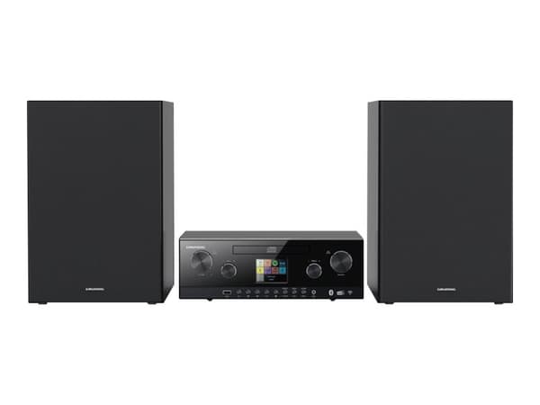 Grundig CMS 5000 BT DAB+ WEB - Mikrosystem - 2 x 50 watt - svart