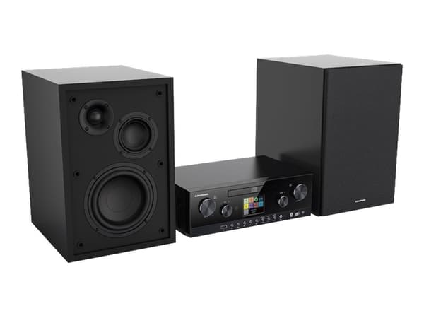 Grundig CMS 5000 BT DAB+ WEB - Mikrosystem - 2 x 50 watt - svart