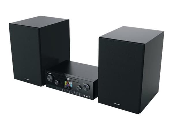 Grundig CMS 5000 BT DAB+ WEB - Mikrosystem - 2 x 50 watt - svart