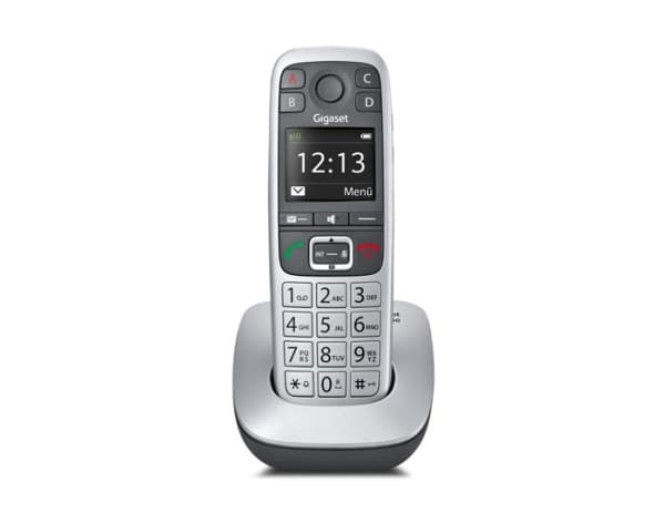 Gigaset E560 - Trådlös telefon med nummerpresentation - DECT\GAP - platina