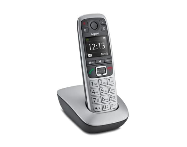 Gigaset E560 - Trådlös telefon med nummerpresentation - DECT\GAP - platina