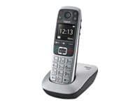 Gigaset E560 - Trådløs telefon med anrops-ID - DECT\GAP - platina Sort, Sølv