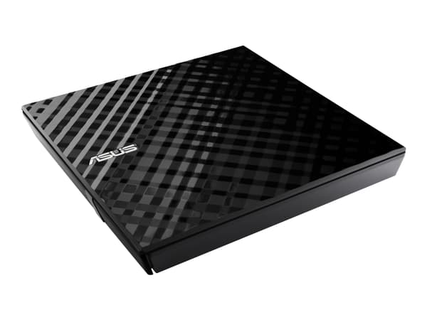 ASUS SDRW-08D2S-U LITE - Diskenhet - DVD±RW (±R DL) / DVD-RAM - 8x/8x/5x - USB 2.0 - extern - svart