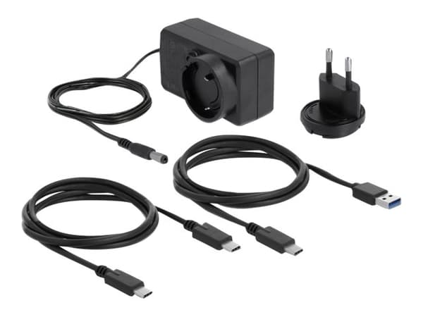 DeLOCK 42623, HDD-/SSD-kotelo, 2.5/3.5", Serial ATA III, Hot-swap, USB-liitettävyys, Läpinäkyvä