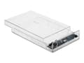 Pikkukuva 1 / 5: DeLOCK 42623, HDD-/SSD-kotelo, 2.5/3.5", Serial ATA III, Hot-swap, USB-liitettävyys, Läpinäkyvä