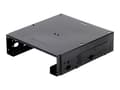Miniatyrbild 1 av 5: SilverStone SDP10B - Adapter för lagringsfack - 5,25 till 3,5/2,5 tum - svart