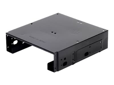 SilverStone SDP10B - Uttagbar harddiskramme - fra 5,25" til 3,5" / 2,5" - svart