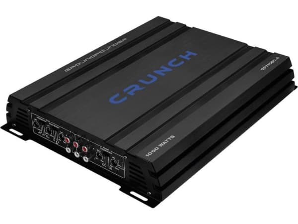 Crunch GPX1000.4, A/B, 4.0 kanavaa, 20000 O, 0,05%, 0 - 12 dB, 100 dB