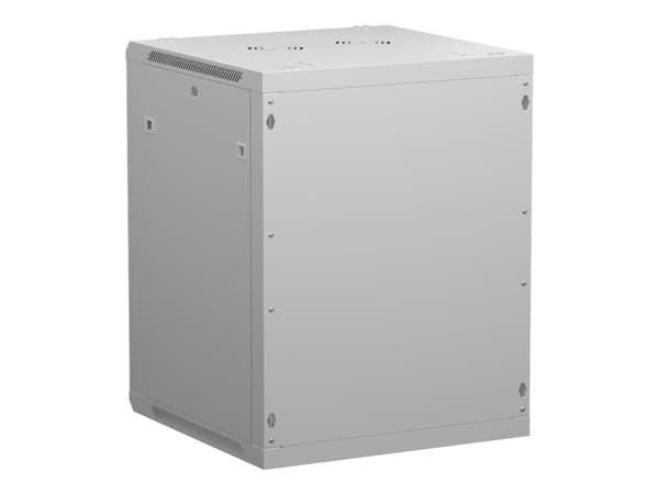Netrack - Rack skap - veggmonterbar - grå - 15U - 10"/19"