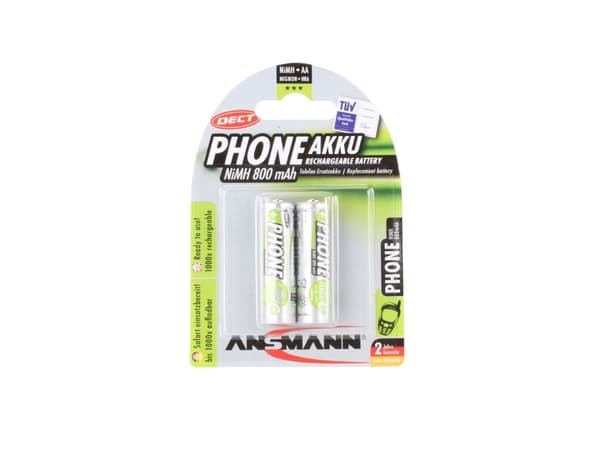 ANSMANN Mignon 800 DECT - Akku 2 x AA-tyyppi - (ladattava) - 800 mAh