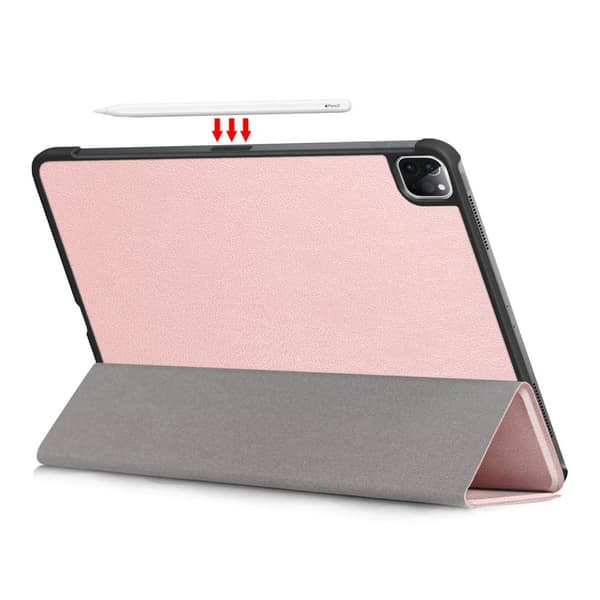 Apple iPad Pro 11 (2020) Slim fit tri-fold fodral - Rose Gold