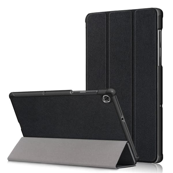 Trifoldet stativetui til Lenovo Tab M10 FHD Plus - Sort
