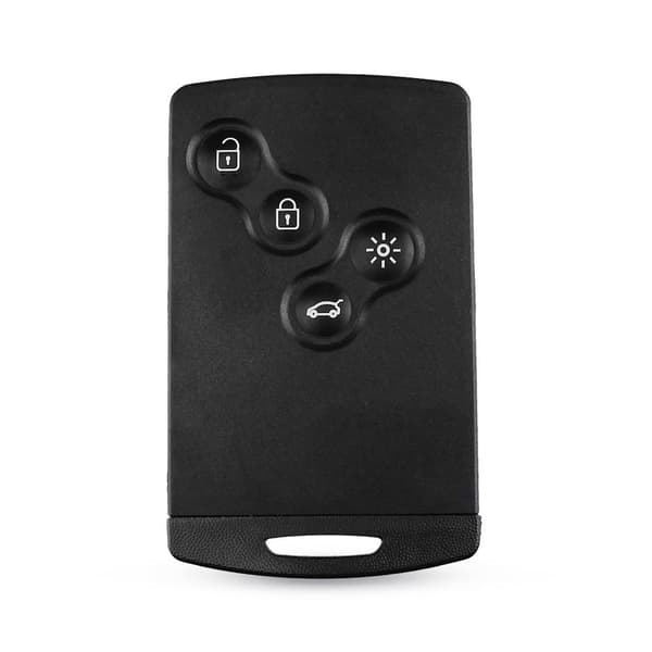 4 knap Smart Card Case Car Shell Key til Renault