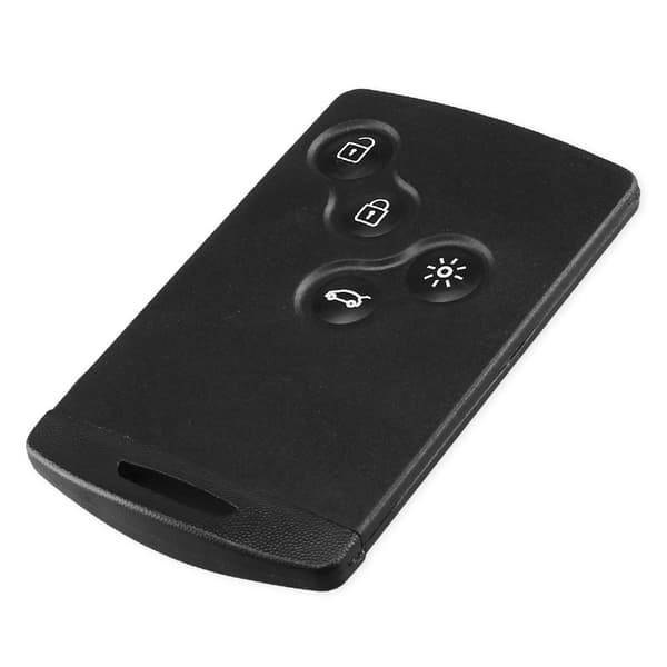 4 knap Smart Card Case Car Shell Key til Renault
