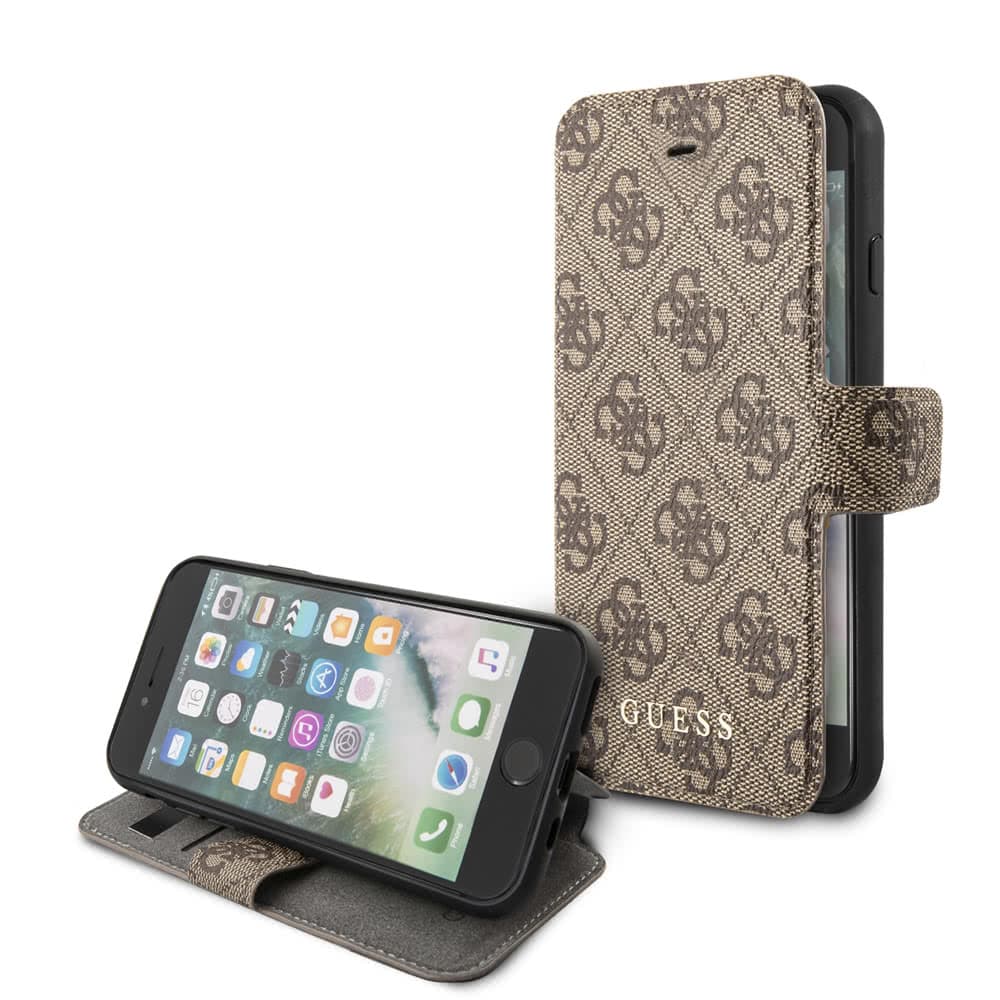 iPhone 7/8/SE 2020 Suojakotelo Monogram Ruskea