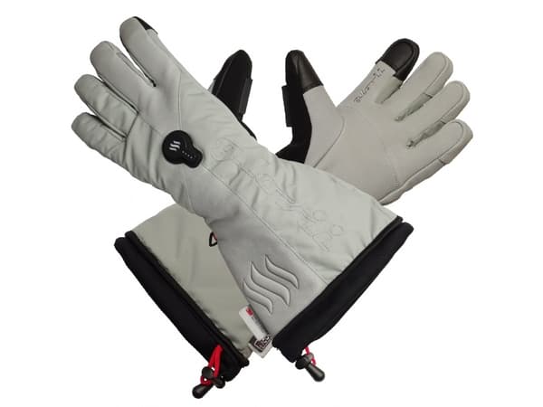 Glovii GS8XL, Ekte lær, Nylon, Polyester