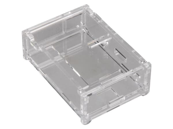 M-CAB kansi - akryyli - läpinäkyvä - Raspberry Pi 2 Model B:lle
