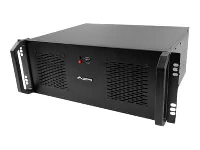 Lanberg - Rack-monterbar - 4U - ATX - ingen strømforsyning - sort - USB