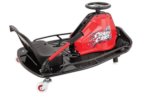 Razor Crazy Cart, 19 km/t, 65 kg, Svart, Röd, 9 År, 24 V, 40 min