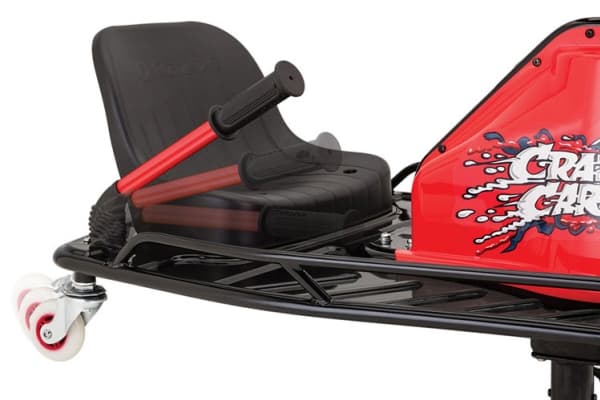 Razor Crazy Cart, 19 km/t, 65 kg, Svart, Röd, 9 År, 24 V, 40 min