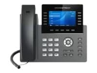 Grandstream GRP2615 - VoIP-telefon med anrops-ID/samtale venter - IEEE 802.11a/b/g/n/ac (Wi-Fi) - treveis anropskapasitet - SIP, RTCP, RTP, SRTP - 6- Sort, Grå