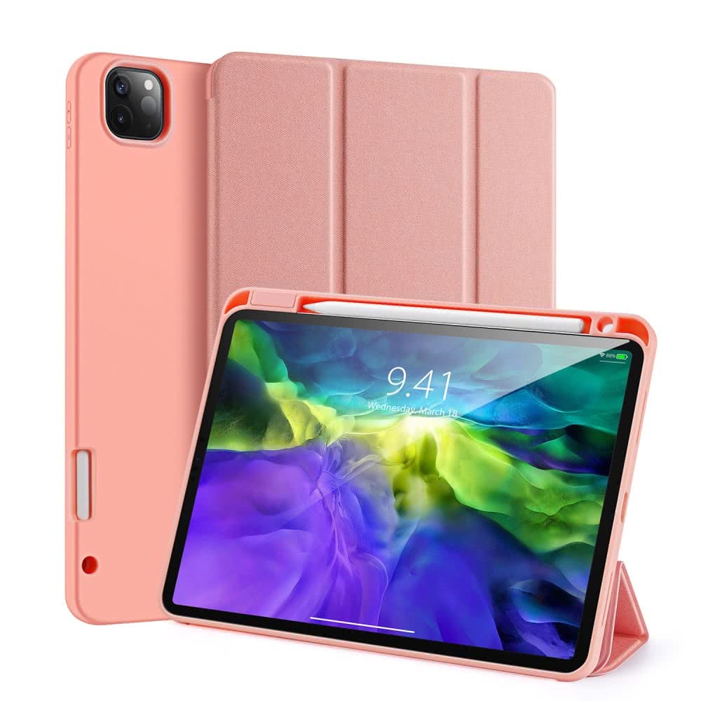 iPad Pro 11 2020 Fodral Tri-Fold Rosa