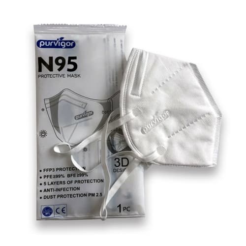 N95-munskydd med 5 skyddslager