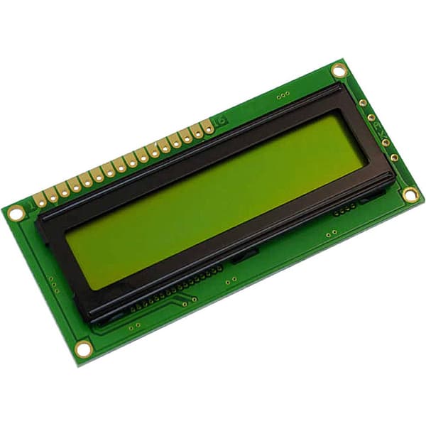 Display Elektronik LCD-display 16 x 2 Pixel (B x H x D) 80 x 36 x 6.6 mm