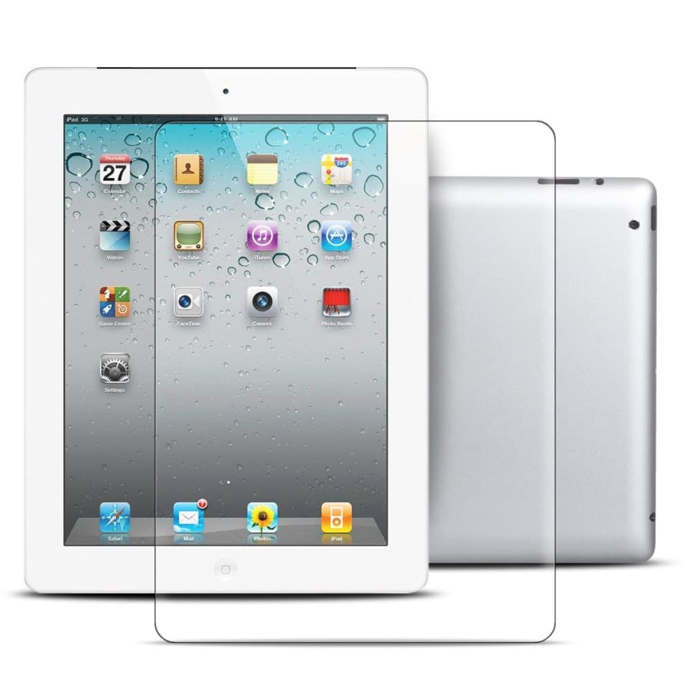 1x täysi kansi iPad 2/3/4 aito lasi vahva kova suojalasin läpinäkyvä
