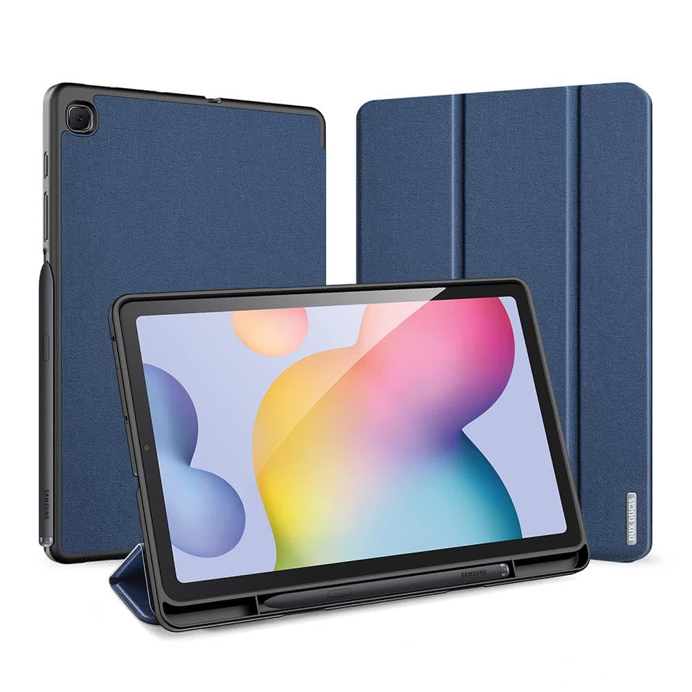 Samsung Galaxy Tab S6 Lite 10.4 P610 P615 Suojakotelo Domo Series MörkSininen