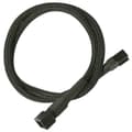 Miniatyrbilde 4 av 4: Nanoxia - Forlengelseskabel for viftestrømforsyning - 3-pins Molex (hunn) til 3-pins Molex (hann) - 30 cm - svart