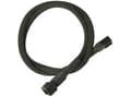 Miniatyrbilde 2 av 4: Nanoxia - Forlengelseskabel for viftestrømforsyning - 3-pins Molex (hunn) til 3-pins Molex (hann) - 30 cm - svart