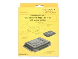 Delock - Lagringskontroller - ATA-133 / SATA 6Gb/s - USB 3.0