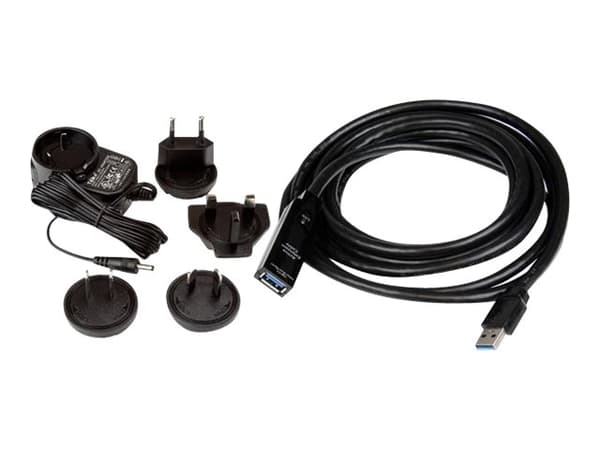 StarTech.com 3m USB 3.0 Active Extension Cable - M/F - 3m USB 3.0 Extension Cable - USB 3.0 repeater Cable (USB3AAEXT3M) - USB-förlängningskabel - US