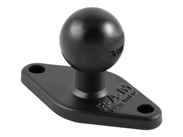 RAM RAM-B-238U - Monteringskomponenter (kulbas) - gummi, pulverlackerad marin aluminium