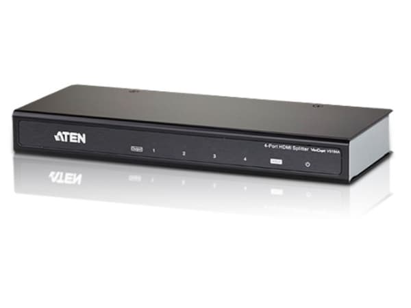 ATEN 4K HDMI-splitter med 4 portar