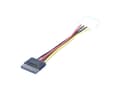 Miniatyrbilde 2 av 5: LogiLink strømkabel S-ATA > AT/ATX 4-pins hunn til 15-pins hann