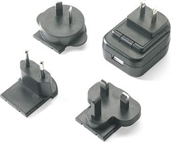 Zebra - Strømadapter - AC 100-240 V - 6 watt - Hele verden - for Zebra MC40, MC45, MC55