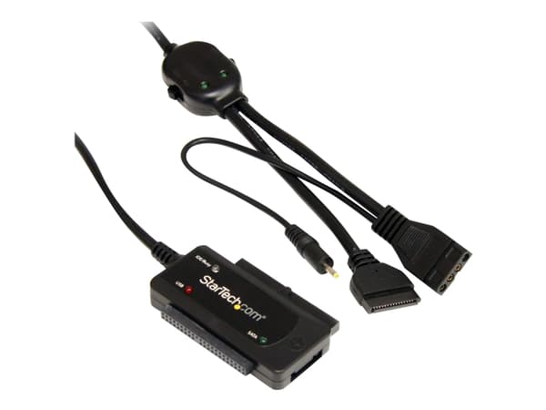 StarTech.com USB 2.0 til IDE SATA-adapter - 2,5 / 3,5" SSD / HDD - USB til IDE & SATA-konverteringskabel - USB-harddiskadapter (USB2SATAIDE) - Lagrin