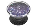Miniatyrbild 3 av 5: PopSockets Swappable PopGrip - Fingergrepp/vikbart ställ för mobiltelefon - Tidepool Galaxy Purple - purple glitter floating in liquid