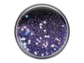 Miniatyrbild 1 av 5: PopSockets Swappable PopGrip - Fingergrepp/vikbart ställ för mobiltelefon - Tidepool Galaxy Purple - purple glitter floating in liquid